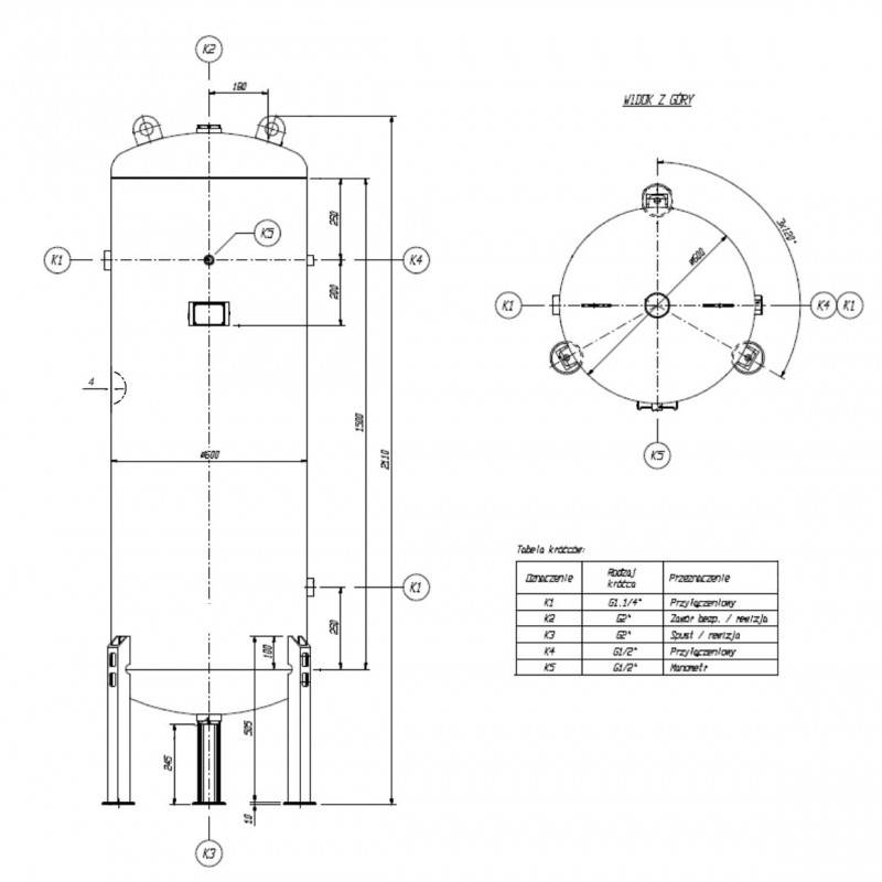 Screw Compressor 5.5kW 500L Tank VSD | CORMAK