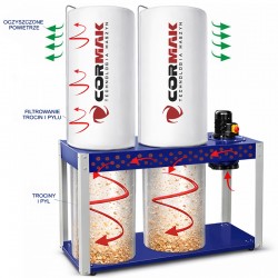Wood Dust and Chip Extractor CORMAK FM500 | Industrial Wood Extraction | CORMAK