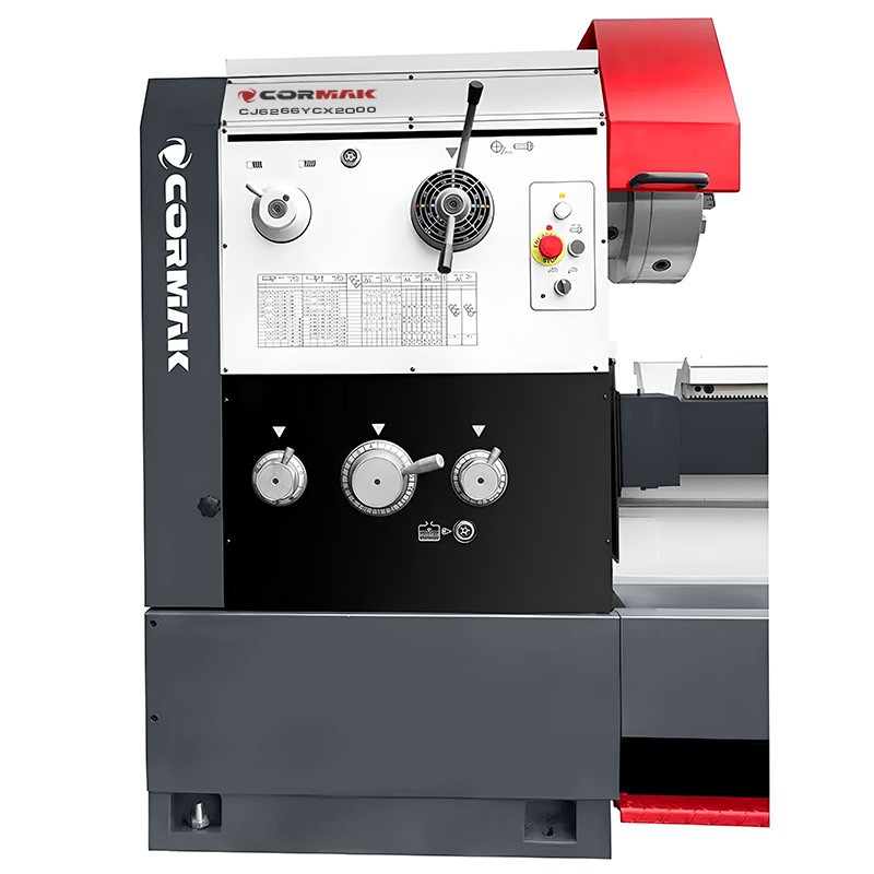 Conventional Universal Lathe CORMAK GOLIAT 660x2000 | Industrial Metal Lathe | CORMAK