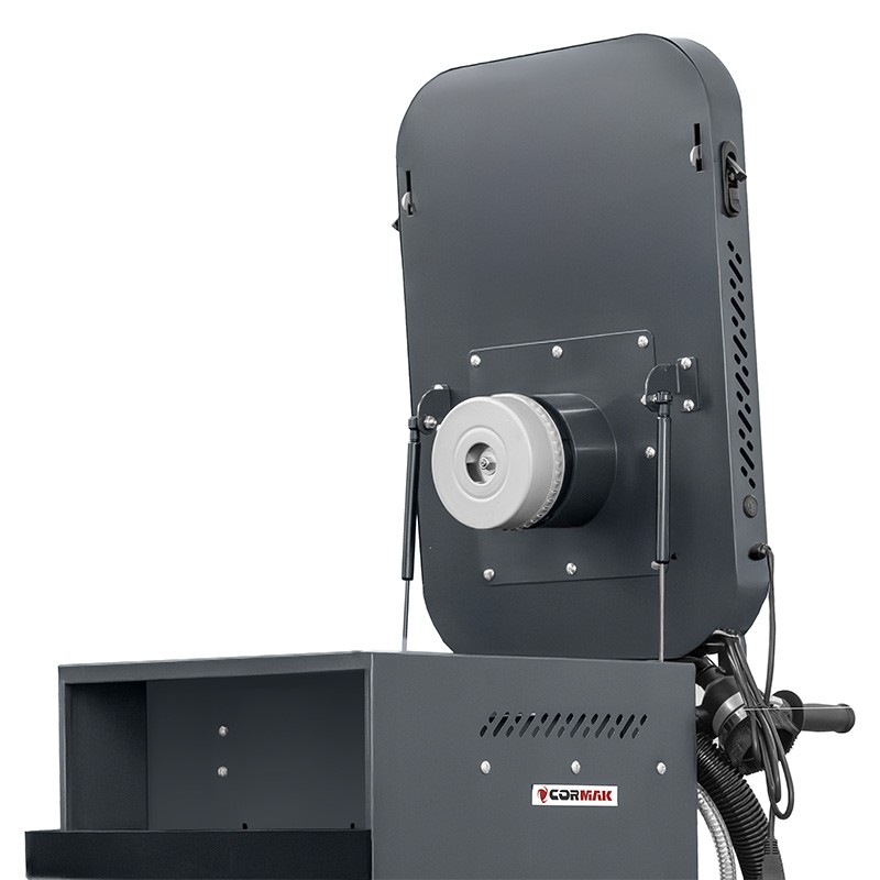 Suction Sandblaster CORMAK P120 with Vacuum Extraction | CORMAK