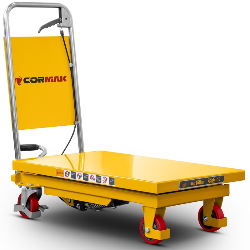 Platform Scissor Lift Trolley CORMAK TA15B 150kg 745mm | CORMAK