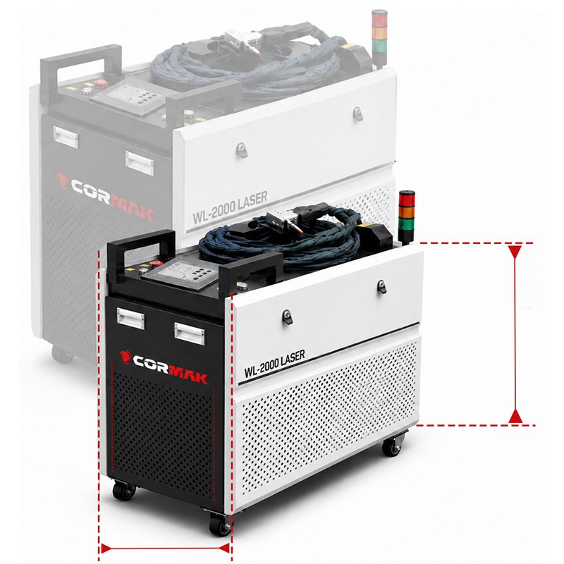 Compact Laser Welding Machine 2000W CORMAK WL2000 | CORMAK