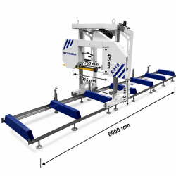 Electric Wood Bandsaw Mill CORMAK E910 400V | Professional Sawmill Machine | CORMAK