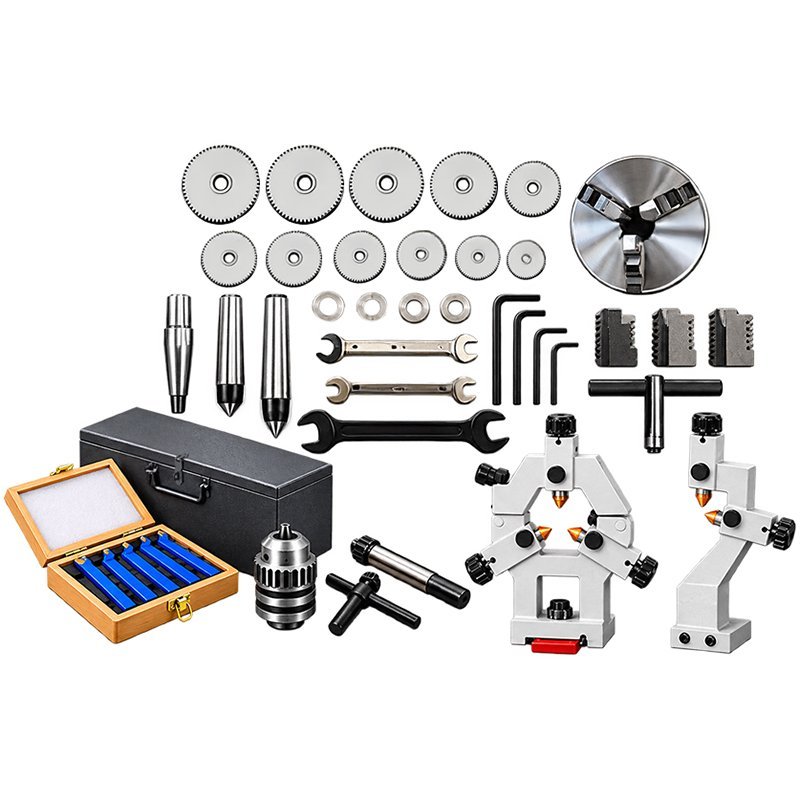 Conventional Universal Lathe CORMAK TYTAN 210x520 230V + Turning Tool Set | CORMAK