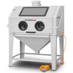 Cabinet Sandblaster 450L Top-Opening CORMAK KDP450TOP + DC15 | CORMAK