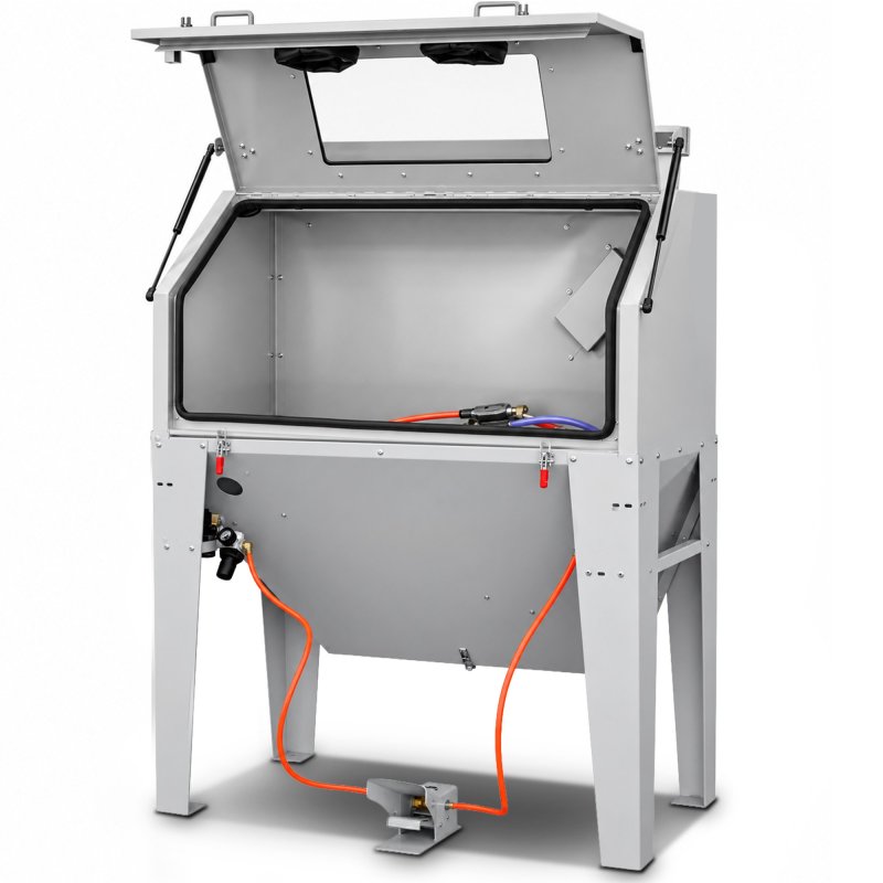 Cabinet Sandblaster 420L CORMAK KDP420 with Dust Extraction | CORMAK