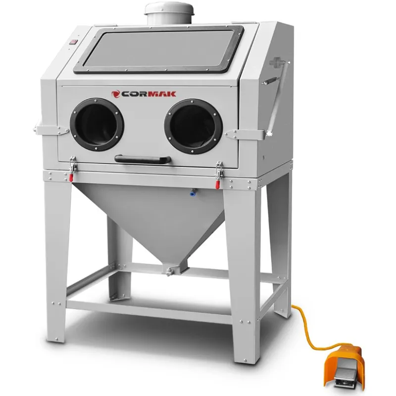 Sandblaster Cabinet 350L Top-Opening CORMAK KDP350TOP + Dust Extractor DC15
