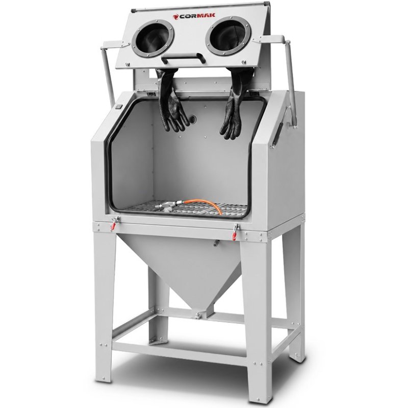 Sandblaster Cabinet 350L Top-Opening + DC15 | CORMAK