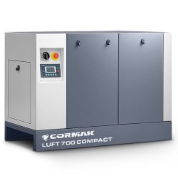 Screw Compressor CORMAK LUFT 700 COMPACT 5.5kW 650L/min 10bar with Integrated Air Dryer
