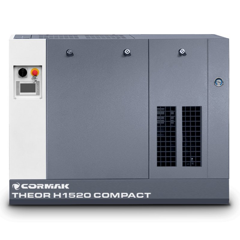 High-Pressure Screw Compressor 15kW 20bar with Air Dryer | CORMAK