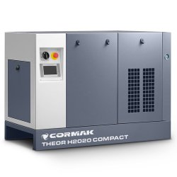 High-Pressure Screw Compressor 22kW 20bar with Air Dryer | CORMAK THEOR H2020 COMPACT