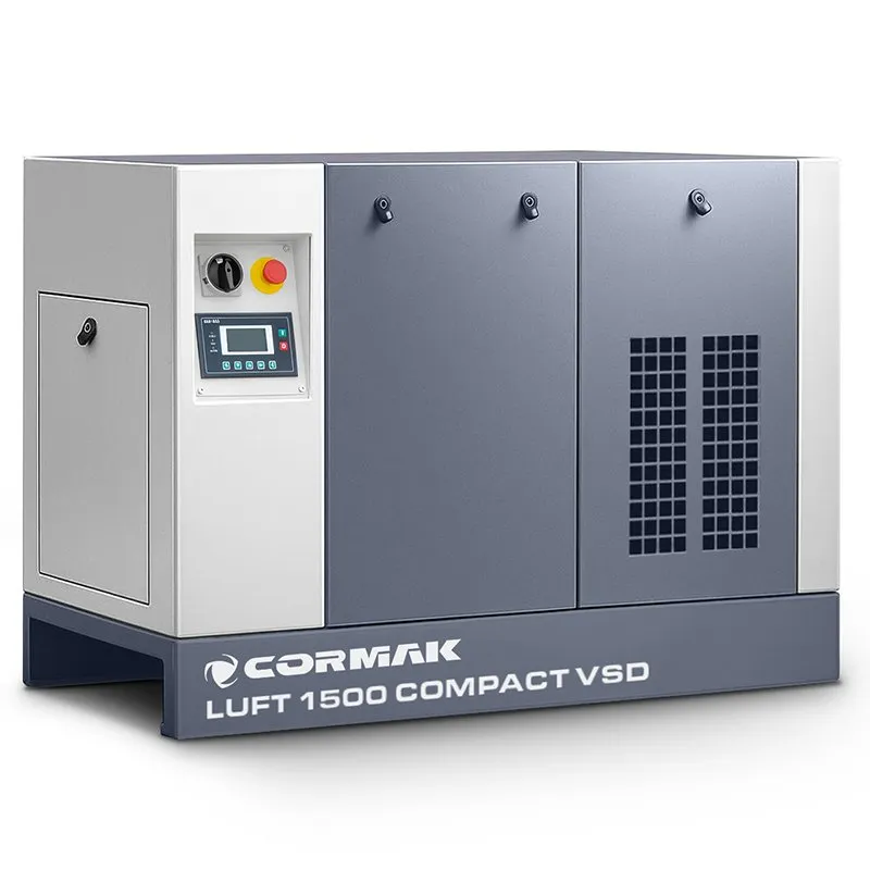 Screw Compressor with Dryer and Inverter CORMAK LUFT 1500 COMPACT 1580L/min 11kW