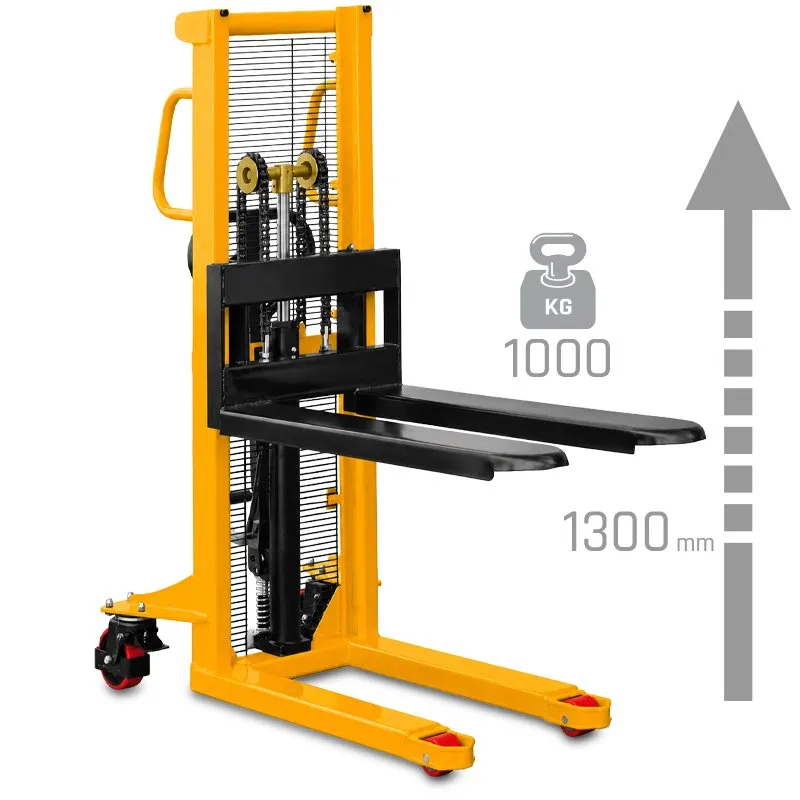 Hydraulic Manual Pallet Stacker CORMAK WRHS1013 1000kg 1300mm
