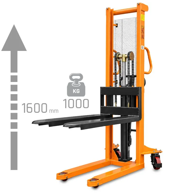Manual Hydraulic Pallet Stacker CORMAK WRHS1610 1000kg 1600mm