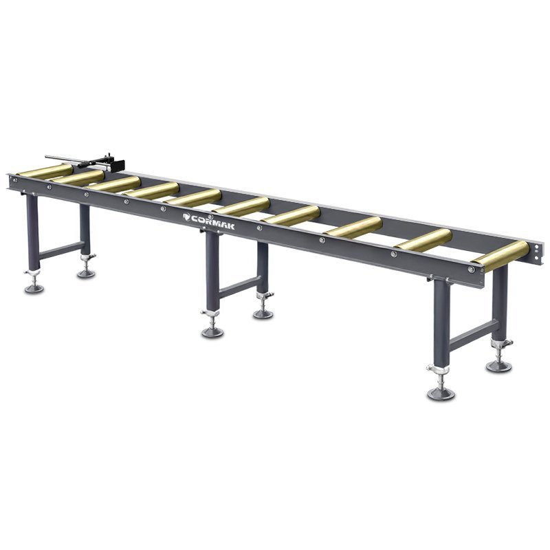 Roller Conveyor 3m with Length Stop CORMAK | Precision Roller Track | CORMAK