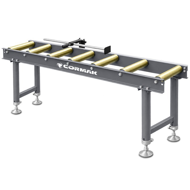 Roller Conveyor 1.86m with Length Stop CORMAK | Precision Roller Track | CORMAK