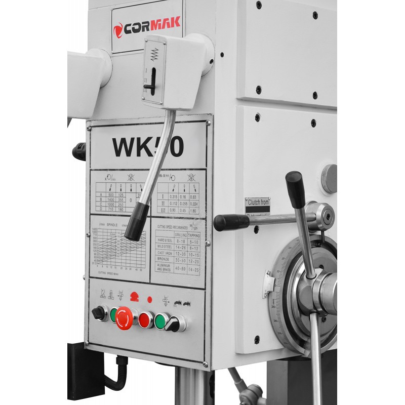 Box-Column Drilling Machine CORMAK WK50 for Metalworking | CORMAK