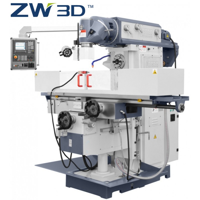 CNC Milling Machine CORMAK MILL 1636 – Universal Industrial CNC with Horizontal Spindle and Swivelling Head | CORMAK