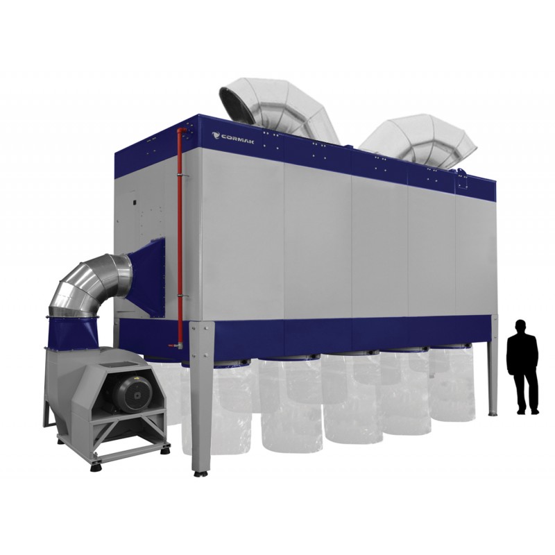 Industrial Dust and Chip Extractor CORMAK DCV21750 | CORMAK