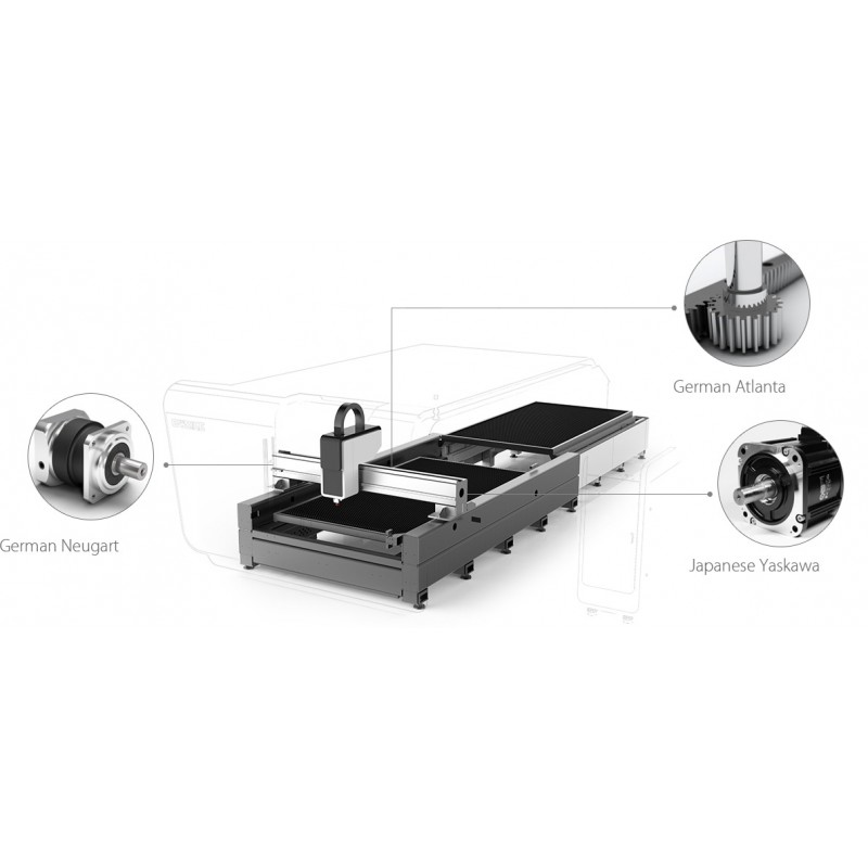 Fibre Laser Cutting Machine CORMAK FIBER 3015P | Premium Enclosed Laser | CORMAK