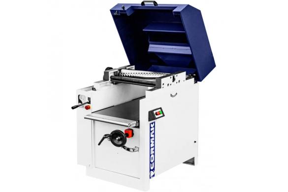 What is a thicknesser used for and how does it work?