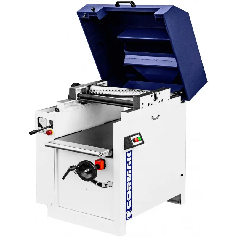 What is a thicknesser used for and how does it work?