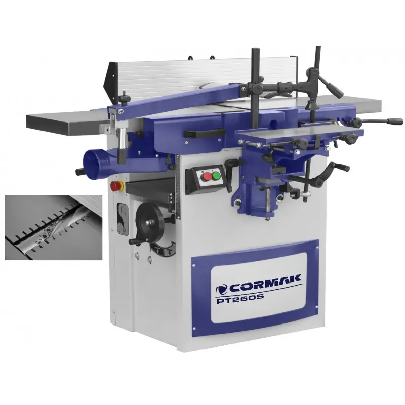 How do I sharpen and set the knives in the planer?